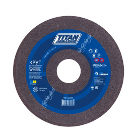 Круг для заточування пил ТМ «TITAN ABRASIVE» 150×3×32 мм, 14А, F60, СТ1, 30 м/с